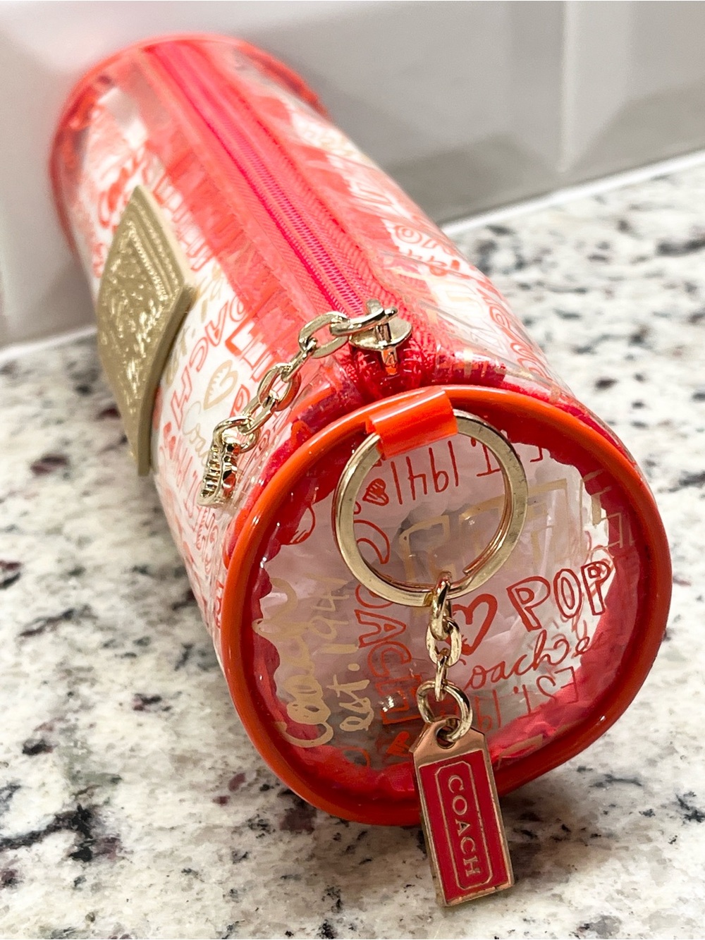 Coach Poppy Vintage Cosmetic/Pencil Case EUC - Picture 5 of 14